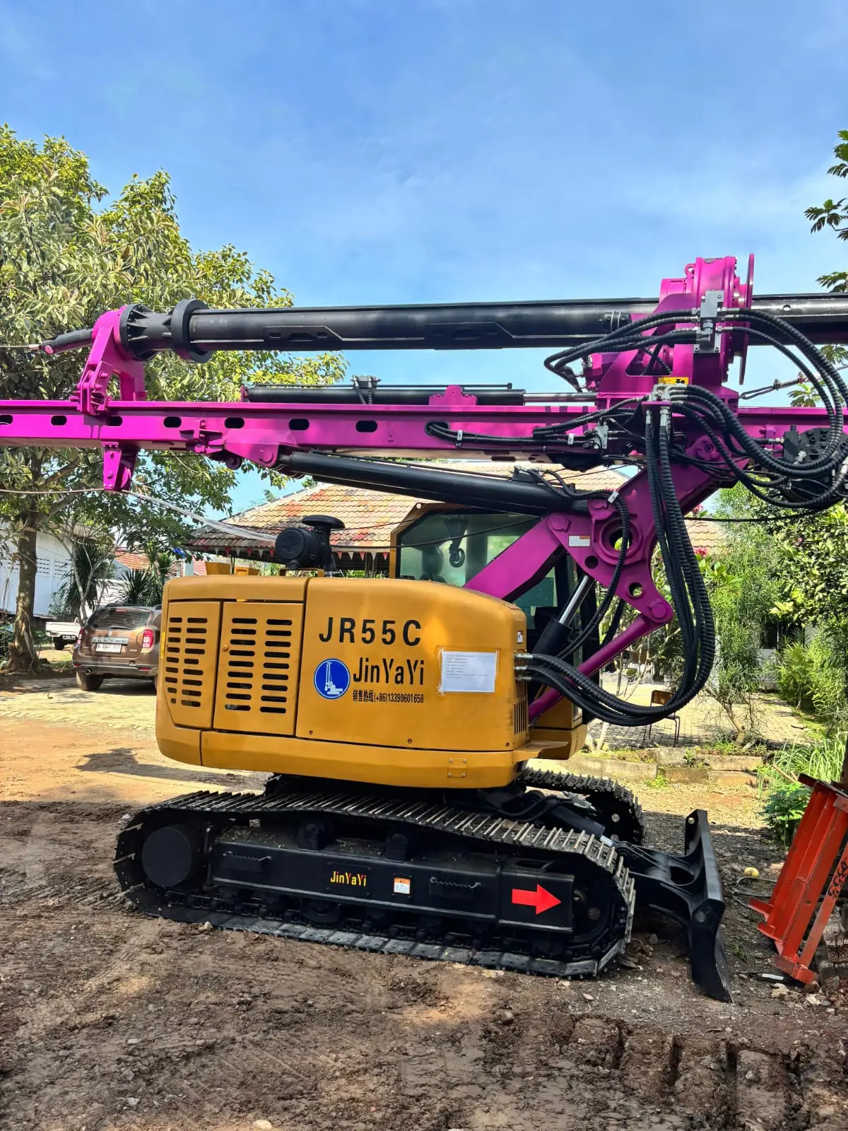 Proses Pemancangan Tiang Pancang